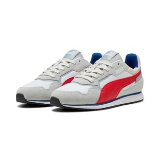 Puma Sneaker PUMA SOFTRIDE ST MILER, Damen, Gr. 37, weiss (cool light gray, for all time rot, puma wei&szlig;), Synthetik, mehrfarbig, Schuhe Sneaker