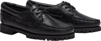 Timberland Leather Boat Shoe Loafer - Black