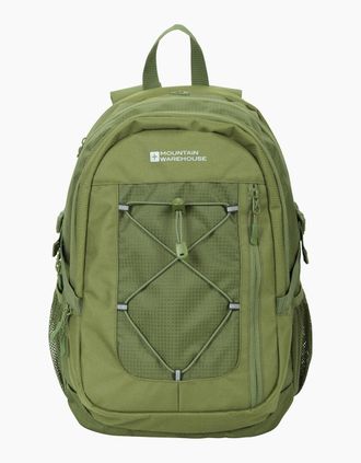 Mountain Warehouse Mens Mountain Warehouse Peregrine Logo Backpack - Green - Size: ONE size