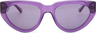 Karl Lagerfeld KL6100S 516 Womens Sunglasses Purple Size 54