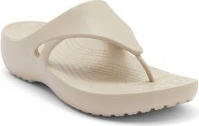 Crocs Kadee Wedge Flip Flop in Cobblestone at Nordstrom Rack, Size 10