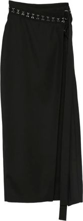 Nissa Gonna midi a portafoglio - Nero