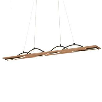 Briloner L&aacute;mpara Colgante Vinka Led 98 X 11 Cm 3000k Negra