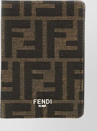 Fendi leather card holder