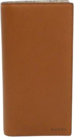 Gucci Pre-owned Vintage Long Wallet (Bi-fold) - - Pre-owned - unisex - Marrone - ONE SIZE