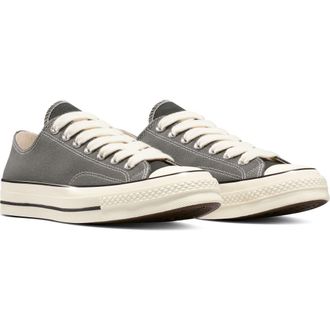 Converse Chuck 70 Sneaker in Iron Grey/Egret/Black at Nordstrom, Size 12