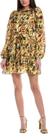 Marie Oliver Preston Linen-Blend Mini Dress