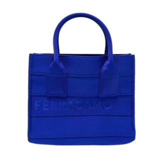 Ferragamo Pre-owned Canvas Handbag - Dames - Pre-owned - Blauw - Maat: ONE Size