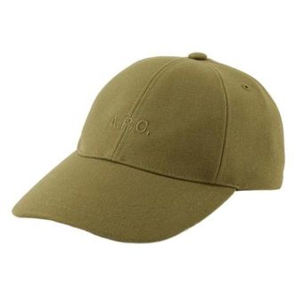 A.P.C. A.p.c., Accessoires, Dames, Groen, ONE Size, Katoen, Charlie Cap