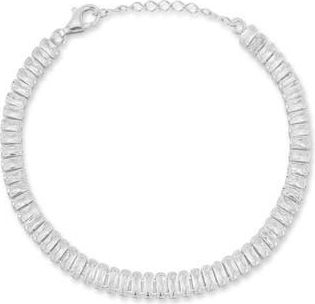 Glaze Jewelry Cubic Zirconia Tennis Bracelet in Silver at Nordstrom Rack