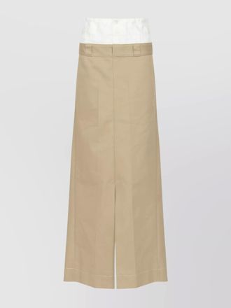 Maison Margiela high-rise maxi skirt