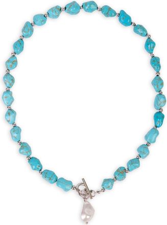 Saachi Beaded Crystal Necklace in Turquoise at Nordstrom Rack