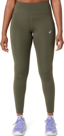 Asics Lauftights ASICS ASICS CORE TIGHT, Damen, Gr. XXL, N-Gr, schwarz olive, Stoff, Obermaterial: 79% Polyester, 21% Elasthan, Hosen Lauftights