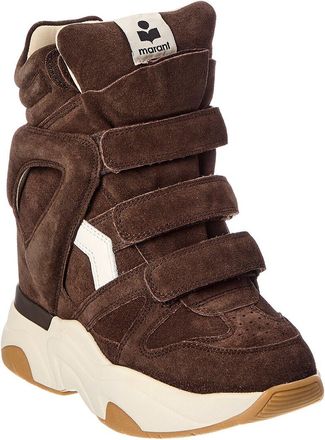 Isabel Marant Balskee Suede High-Top Sneaker