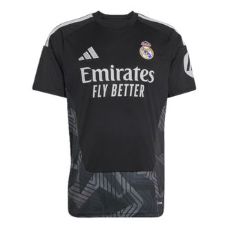adidas Real Madrid 26/27 Home Goalkeeper Jersey Asia Sizing Black KC3988