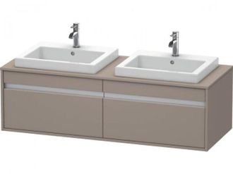 Duravit Ketho Mueble De Pared 6797, 2 Extra&iacute;bles, 1400mm, Para 2 - Duravit