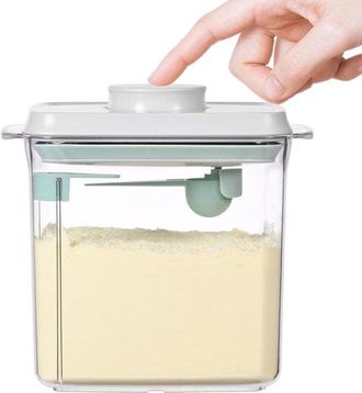 OEM Contenedor Para Almacenar Leche En Polvo, 1700 Ml, Versi&oacute;n Anti, Uv, Incluye Cuchara Medidora, Dispensador De Leche En Polvo, Libre De Bpa