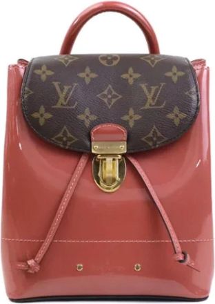 Louis Vuitton Tweedehands Canvas Louis Vuitton tassen - Dames - Vintage Rugzakken - Rood - ONE Size - Vintage