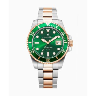 Jacques du Manoir Pro Scuba 43 Green Dial Mens Watch JWG02804
