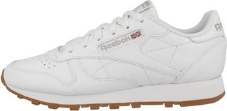 Reebok Women Classic Leather Sneaker, FTWR White/Pure Grey 3/Reebok Rubber Gum-03, 7.5