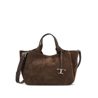 Tod's Mini Suede Logo Tote Bag