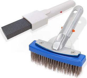 OEM Kit De Cepillo De Acero Inoxidable De 12,7 Cm Con Piedra P&oacute;mez Y Cepillo Para Piscinas, Ideal Para Eliminar Manchas De &Oacute;xido En Hormig&oacute;n, Yeso Y Spas
