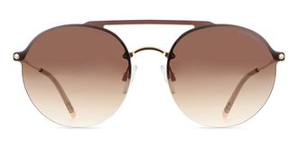 Ana Hickmann HI3043 04A Womens Sunglasses Brown Size 50