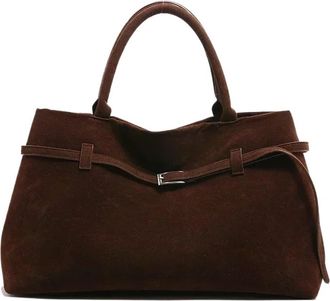 Generic Compatible For Ladys handbag - Casual large tote bag(Coffee)