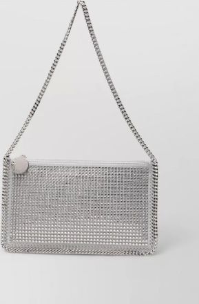 Stella McCartney falabella clutch bag chain strap studs