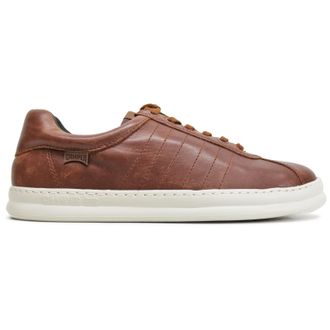 Camper Runner Four Leather Mens Lace Up Trainers - Cola - Size:UK 10