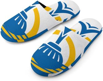 Generic Flag City of Orlando Mens Cozy House Slippers Winter Warm Shoes with Anti-Slip Sole for Travel Indoor Outdoor