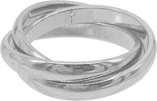 Adornia Interlinked Ring in Silver at Nordstrom Rack, Size 9