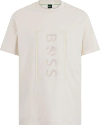 HUGO BOSS Iconische TL T-shirt - Heren - T-shirts - Beige - XS - Katoen - Tops