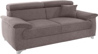 Domo Collection 2-Sitzer »Mira inklusive Kopfteilverstellung für mehr Wohlfühlkomfort« elegant und modern, komfortabel, frei im Raum stellbar