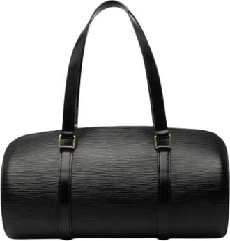 Louis Vuitton Pre-owned Soufflot Handtas - Dames - Pre-owned - Zwart - Maat: ONE Size Leer