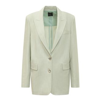 Pinko Blazers, female, Green, Size: XS Faith Blazer