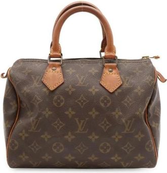 Louis Vuitton Pre-owned Speedy 25 - Dames - Vintage Handtas - Bruin - ONE Size - Vintage