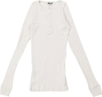 Auralee cotton sweater - Bianco