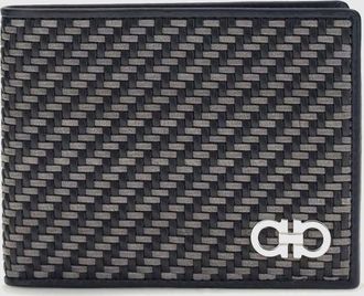 Ferragamo Portafoglio Ferragamo in pelle intrecciata