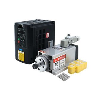 OEM Husillo Cnc De Alta Velocidad, Refrigerado Por Aire, Con Conector De Aviaci&oacute;n Yl Vfd, 1,5 Kw 220 V