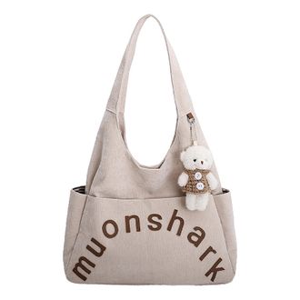 Generic Kexpery Womens shoulder bag in spacious fabric Stylish shoulder bag for going out, working and everyday activities