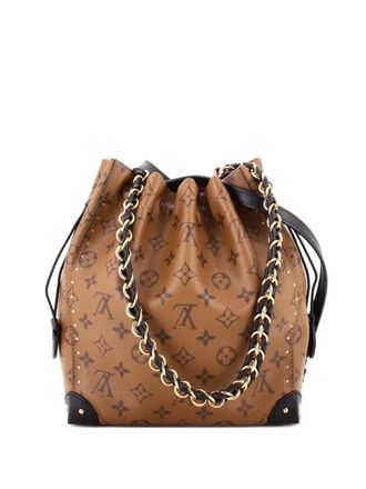 Louis Vuitton Noe Trunk Bag Reverse Monogram Canvas PM bucket bag - Brown