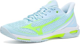 Mizuno Wave Exceed Tour 7 AC Womens Cross Training Shoes Ice Water/Lighting Yellow : 6.5 B - Medium, Synthetic