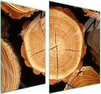 OEM Placa Protectora De Vidrio Para Estufa 70x52 Le&ntilde;a