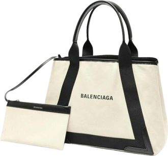 Balenciaga Pre-owned Vintage Tote Bag - Dames - Vintage Shopper - Beige - ONE Size - Vintage