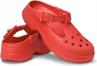 OEM Crocs Classic Mary Jane Clog 210581 M6 I Eu 3839 I W8 Rojo Cereza