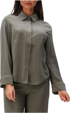 Modstr&ouml;m Sebastianmd Shirt - Dames - Overhemden - Groen - L - Overhemden