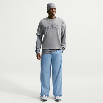 Nike Mens Windrunner Lightweight UV Pants in Blue | IQ0921-486