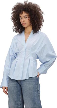 Catwalk Junkie Dames, Blouses & Shirts, Blauw, Maat: XS Leer