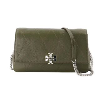 Tory Burch Charlie On-Chain Wallet - Bags - Mujer - Verde - ONE SIZE